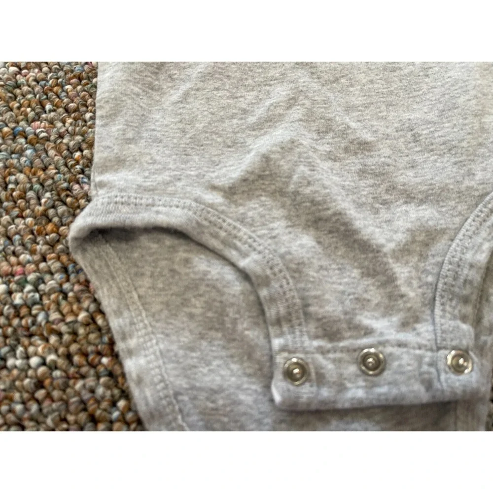 Carter's Boys Gray Seriously Handsome Bodysuit 9M